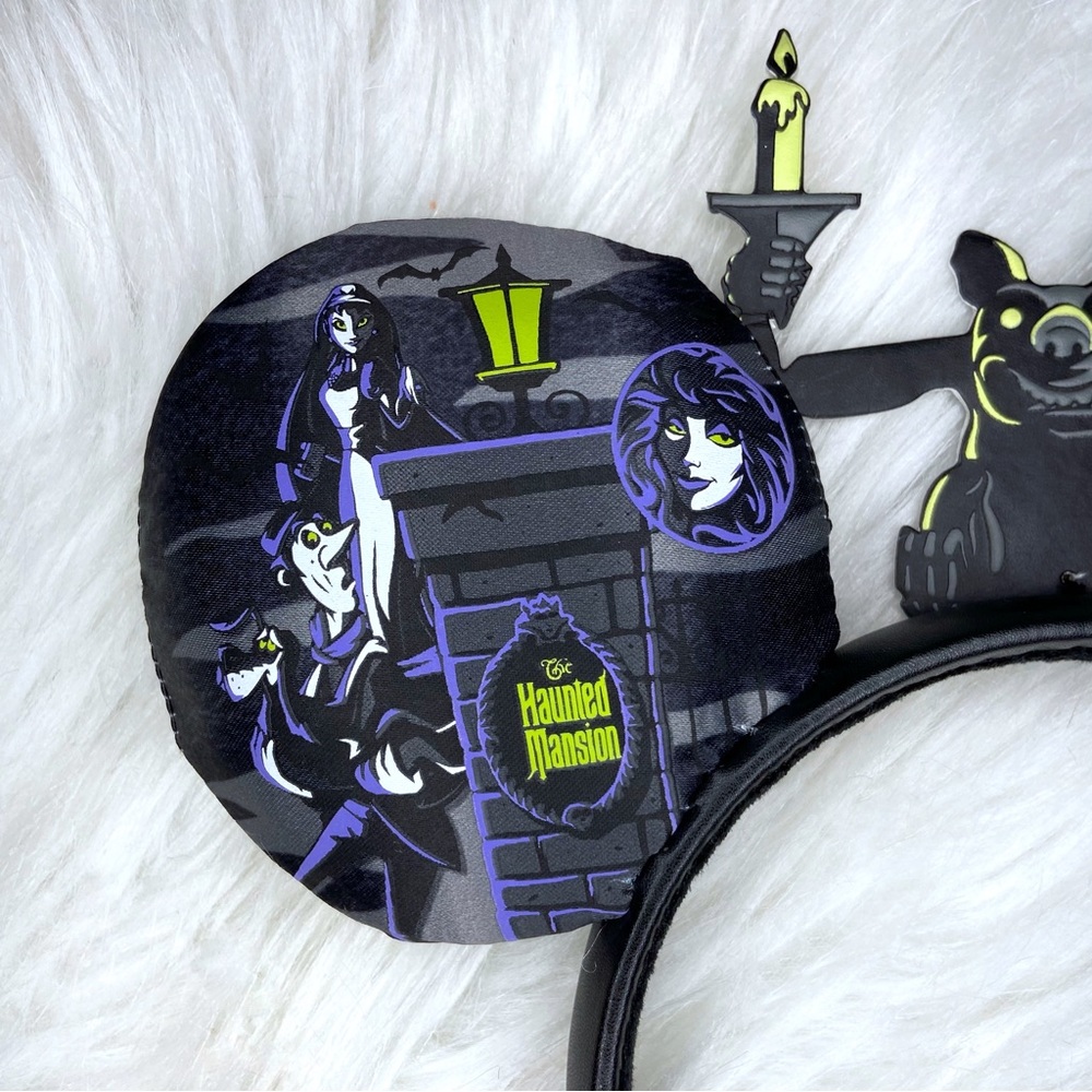 Disney Parks One Size Haunted House Mickey Ears NWT - Picture 2 of 11